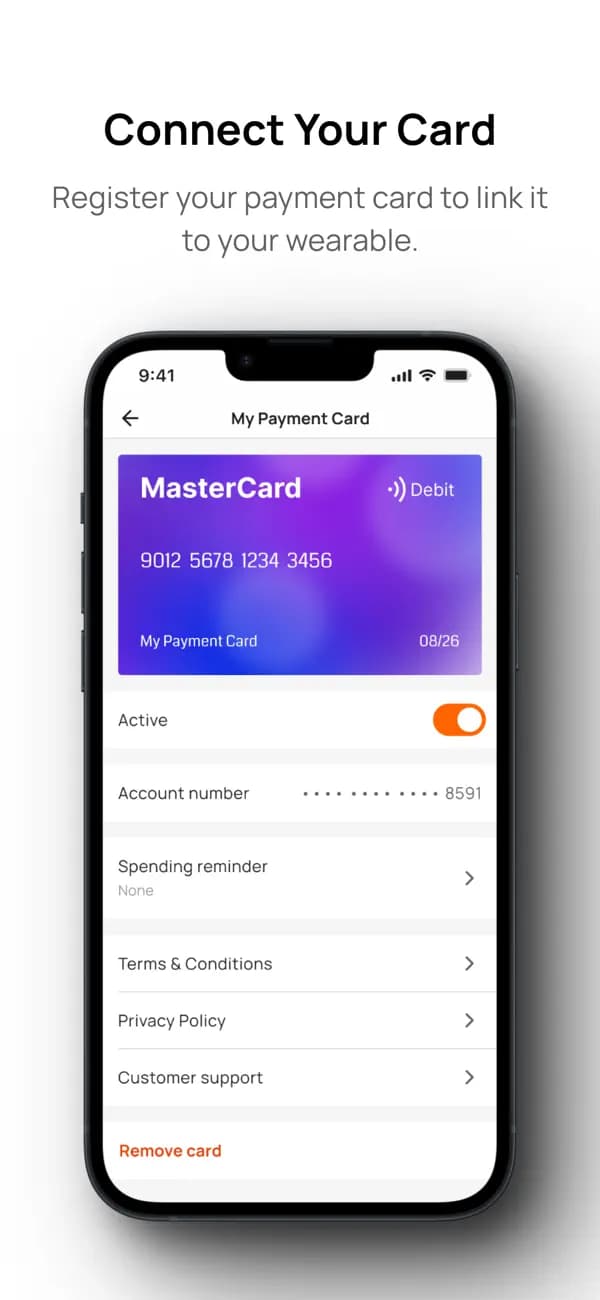 Connect your card