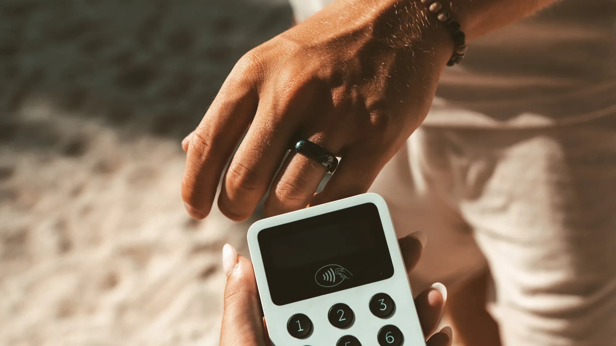 Tap your ring. Pay in an instant.